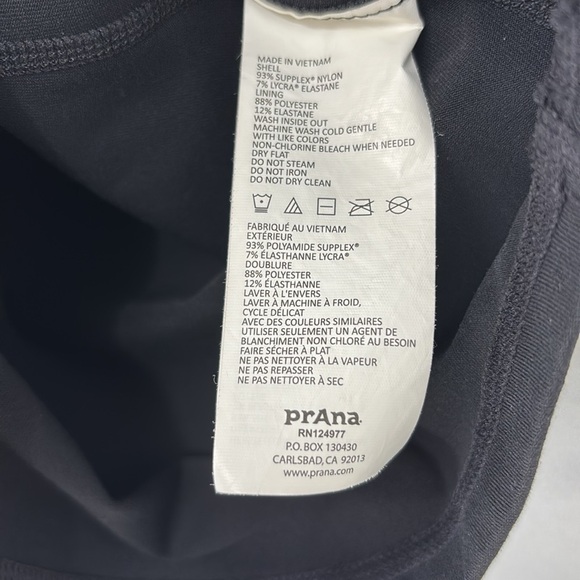 Prana Verana Yoga Support Tank Top Women’s Size XS in Black - EUC! - Picture 4 of 8